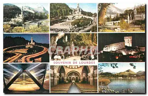 Cartes postales moderne Souvenir de Lourdes