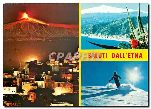 Cartes postales moderne Saluti Dall'Etna