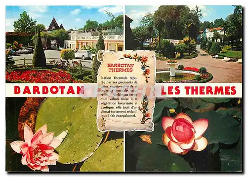 Moderne Karte Barbotan Les Thermes