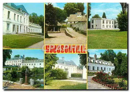 Cartes postales moderne Goussonville Yvelines L'Eglise et divers aspects de la Clinique medicale