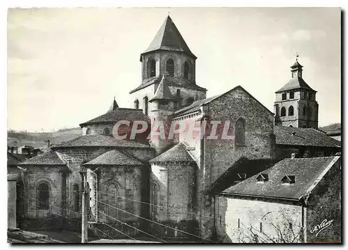 Moderne Karte Beaulieu sur Dordogne Correze Vue generale de l'Eglise St Pierre et son abside