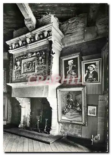 Cartes postales moderne Vitre I et V Interieur du Chateau Cheminee Renaissance