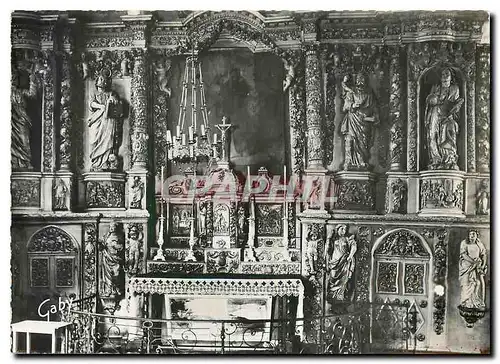Cartes postales moderne Rumengul Finistere Interieur de l'Eglise Autel de Saint Sylvain