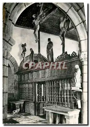 Cartes postales moderne Saint Herbot pres Le Huelgoat Finistere Interieur de la Chapelle