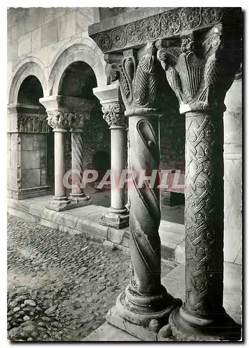 Moderne Karte Elne Interieur du Cloitre Colonnades du XII et XIV