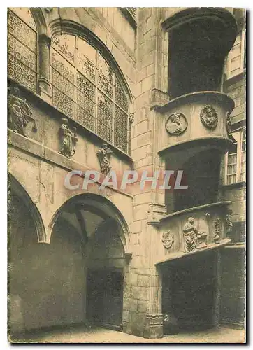 Cartes postales moderne Riom P de D Hotel Guymoneau Rue de l'Horloge Cour interieure Escalier