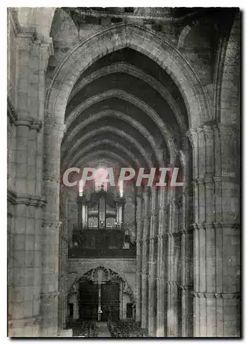 Cartes postales moderne Cathedrale d'Autun Interieur Voutes du XII siecle Orgue