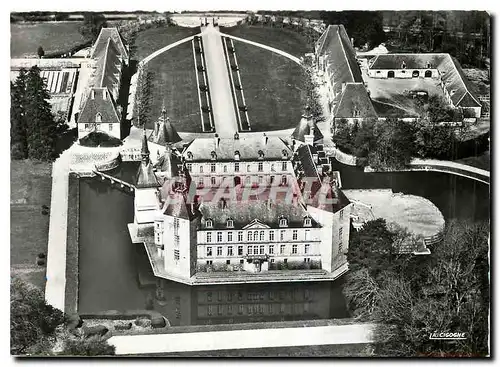 Cartes postales moderne En avion sur Sully S et L Chateau de Sully