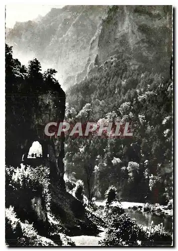 Moderne Karte Gorges du Tarn Environs de la Malene Lozere Tunnel de la Croze