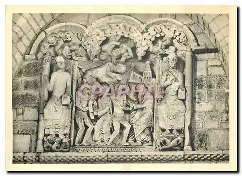 Cartes postales Souillac Eglise abbatiale La legende du Moine Theopile