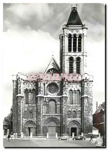 Cartes postales Basilique de Saint Denys Facade Occidentale