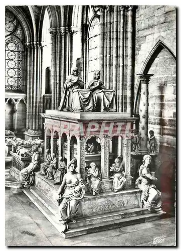Cartes postales Abbaye de Saint Denys Tombeau de Louis XII et d'Anne de Bretagne