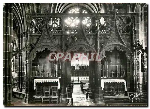 Ansichtskarte AK Le Folgoet Finistere Basilique Notre Dame de Folgoet Le Jube