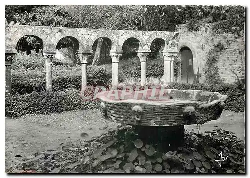 Moderne Karte Daoulas Abbaye du XIII Le cloitre et sa vasque octogonale