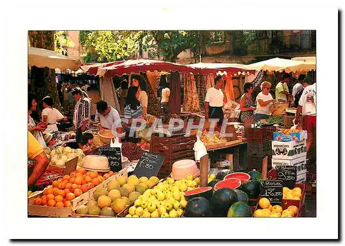 Cartes postales moderne Flanerie en France Le Marche