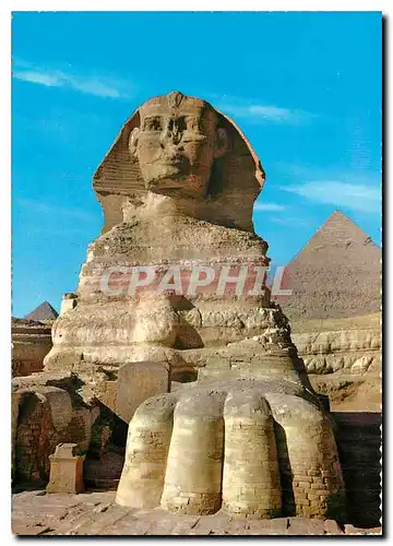 Moderne Karte Egypt Le grand Sphinx de Gizeh