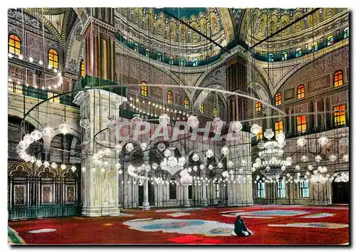 Cartes postales moderne Egypt Cairo Interieur de la Mosquee de la Citadelle