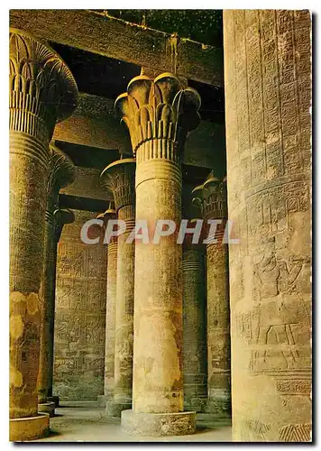 Moderne Karte Egypt Esneh Hall du temple de Khnoum