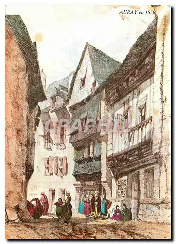 Cartes postales moderne Auray une rue d'Auray