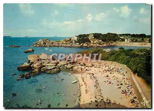 Cartes postales moderne Ploumanach L'une des plages petite crique entre les rochers