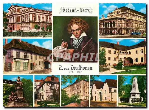 Cartes postales moderne Bedenk Karte L Van Beethoven