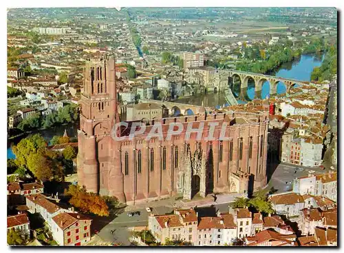 Cartes postales moderne Albi Tarn La Cathedrale Sainte Cecile et le Tarn