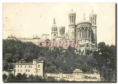 Cartes postales moderne Lyon Abside de la Basilique de ND