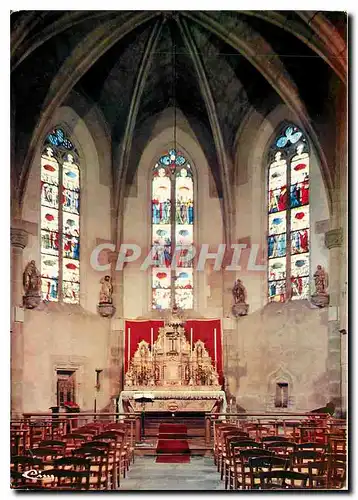 Cartes postales moderne Magnac Bourg Hte Vienne Interieur de l'Eglise et ses remarquables vitrux du XV