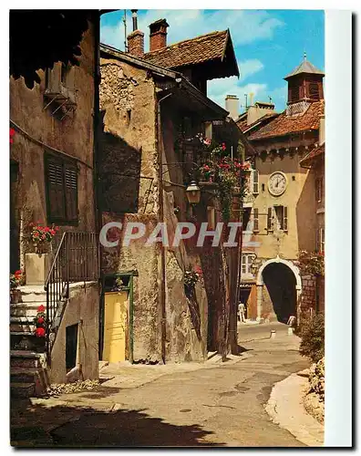 Cartes postales moderne Annecy Hte Savoie Faubourg Ste Claire Cote Nemours et Tour de la Petite Horloge