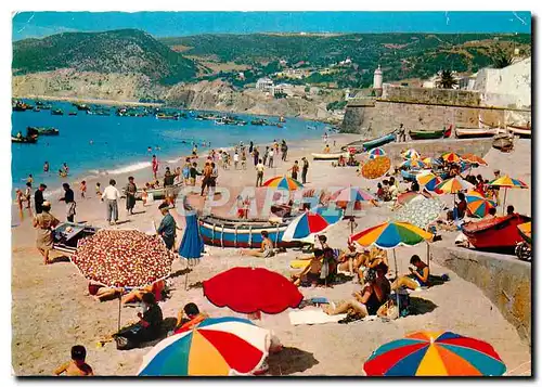 Cartes postales moderne Sesimbra Um aspecto da praia