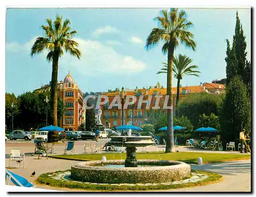 Moderne Karte Soleil de la Cote d'Azur Nice Palace Massena
