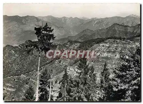 Cartes postales moderne Peira Cava AM Vue prise des terrasses du Grand Hotel Faraut