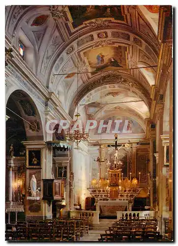 Cartes postales moderne Roquebrune Alp Mar Interieur de l'Eglise
