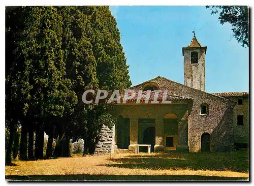 Moderne Karte Mougins AM Chapelle Notre dame de Vie