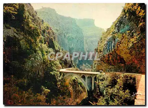 Moderne Karte Gorges du Loup Alpes Maritimes