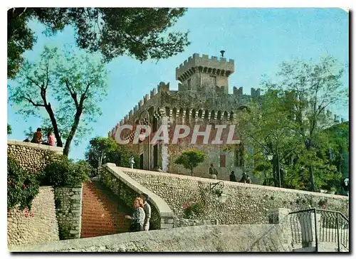 Moderne Karte Haut de Cagnes Le Vieux Chateau