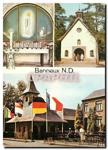 Moderne Karte Banneux ND Aux piecs de la Vierge