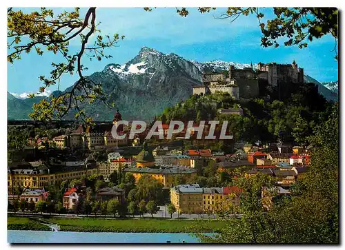 Cartes postales moderne Salzburg mit dem Untersberg