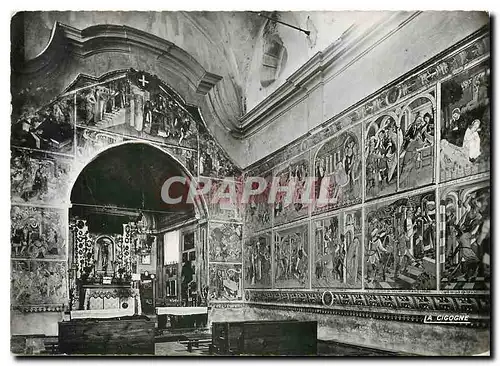 Moderne Karte La Brigue Sanctuaire Notre Dame des Fontaines