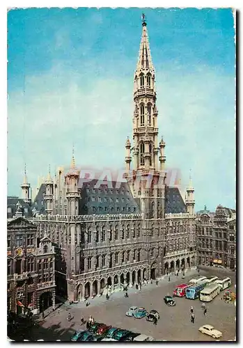 Moderne Karte Bruxelles Grand Place Hotel de Ville