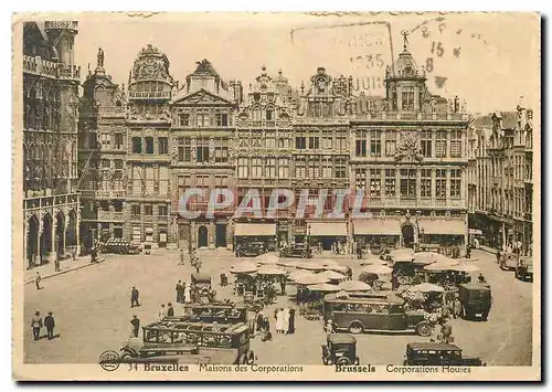 Cartes postales moderne Bruxelles Maison des Corporations