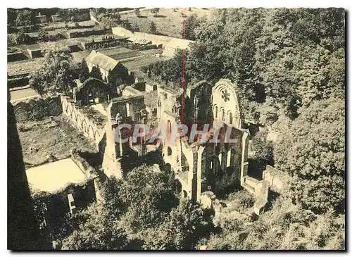 Moderne Karte Abbaye de ND d'Orval Ruines de l'ancienne eglise