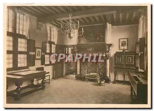 Cartes postales moderne Maison de Rubens Anvers Chambre Familiale fer etage