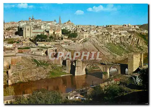 Cartes postales moderne Toledo Panoramica y Puente de San Martin