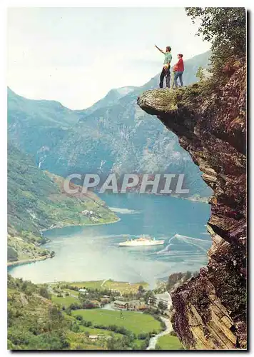 Cartes postales moderne Norway Flydalsjuvet Geiranger