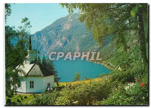 Cartes postales moderne Geiranger kirke Norw