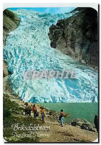 Moderne Karte Briksdalbreen Nordfjord