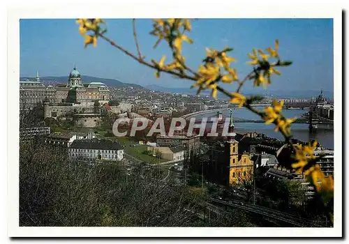 Moderne Karte Gruss aus Budapest