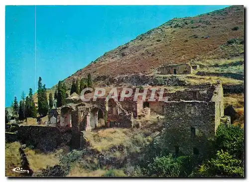 Moderne Karte Corse Ile de Beaute Paradis d'ete Belgodere Ancien couvent