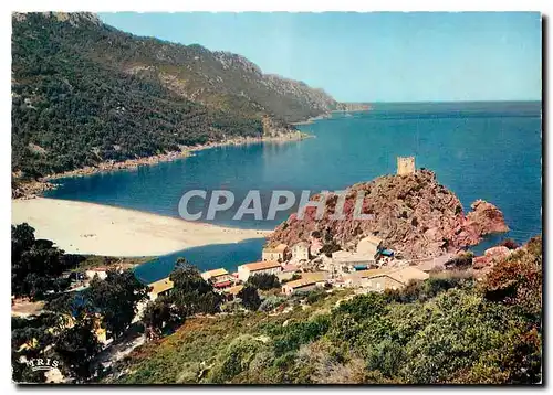 Moderne Karte Porto Corse Les Hotels La Tour Genoise Son Golfe